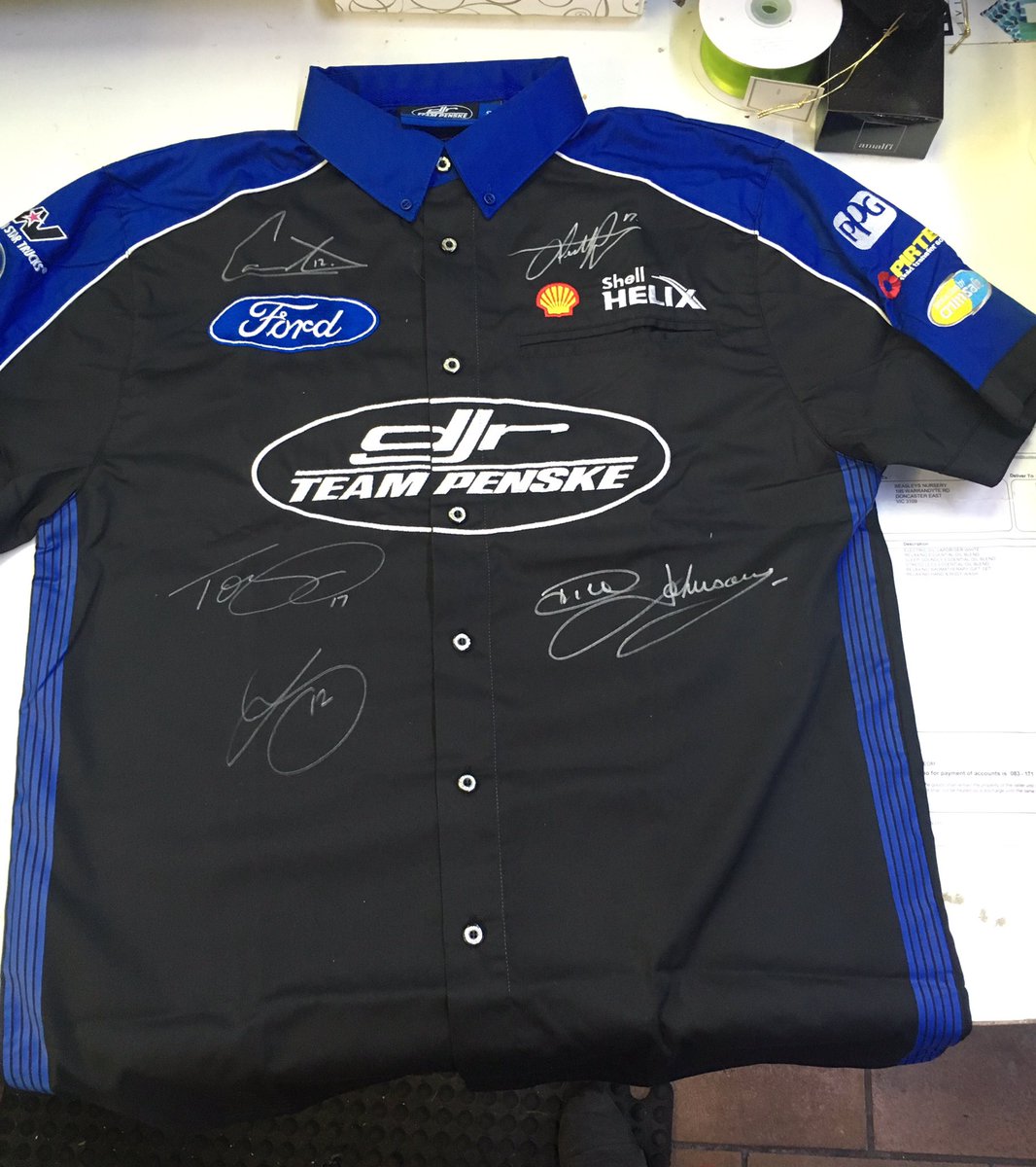 starsalign2016's tweet photo. Thank you so much @DJRTeamPenske I can't wait to see how much we can raise for @beyondblue with these. #youguysrock https://t.co/nbrG6lHH1g