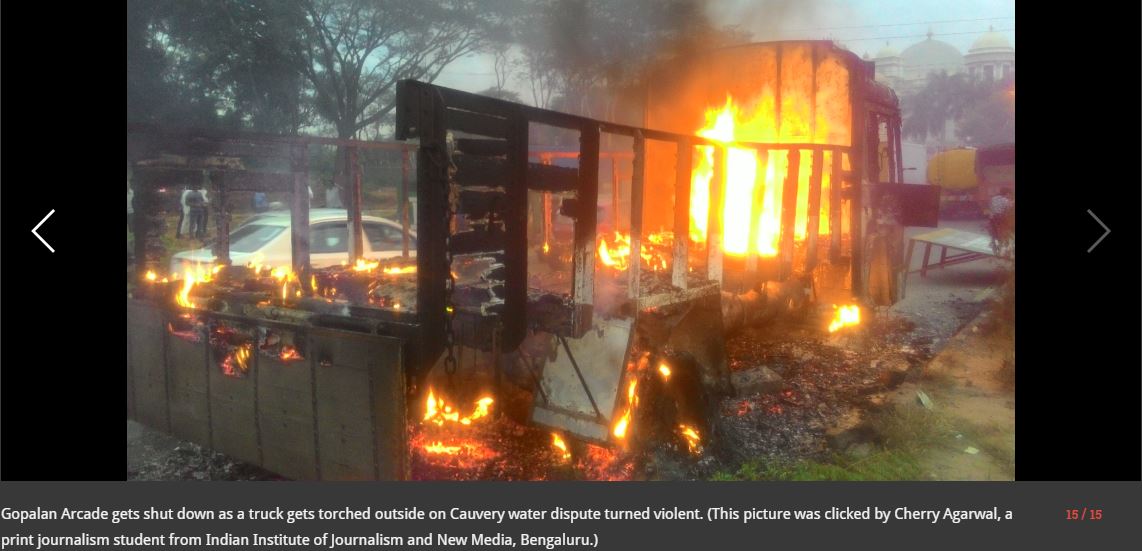 QuilledWords's tweet image. Covering the Bangalore bandh as Cauvery water dispute turns violent.
#InsertComma #PrintPods
@iijnmbangalore