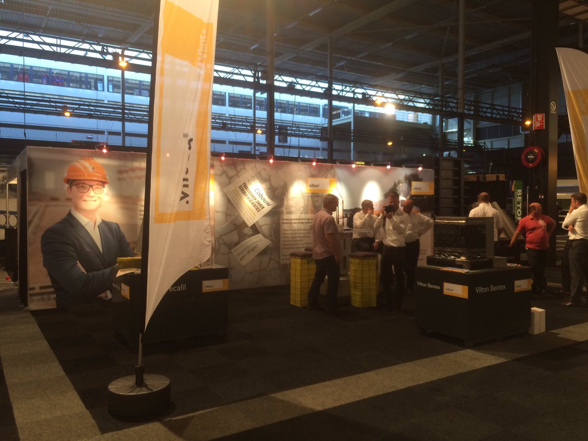 viltonbv's tweet photo. De #betonvakdagen zijn begonnen. @viltonbv standnummer 353. #pecafil #emseal #bentex https://t.co/5VWSl1A0gy