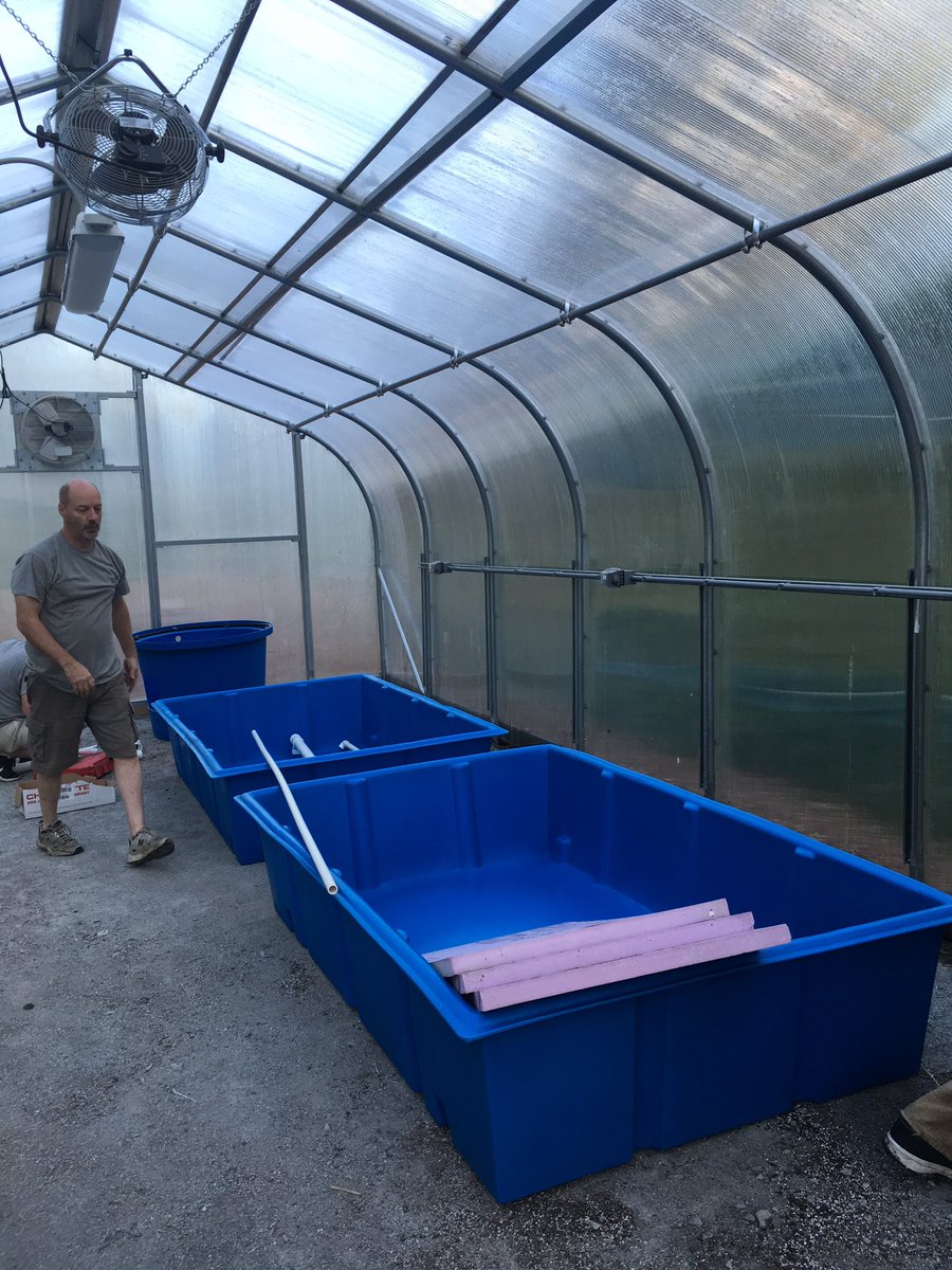 Installation of the aquaponics <a href="/ClaysvilleES/">ClaysvilleElementary</a> has started!