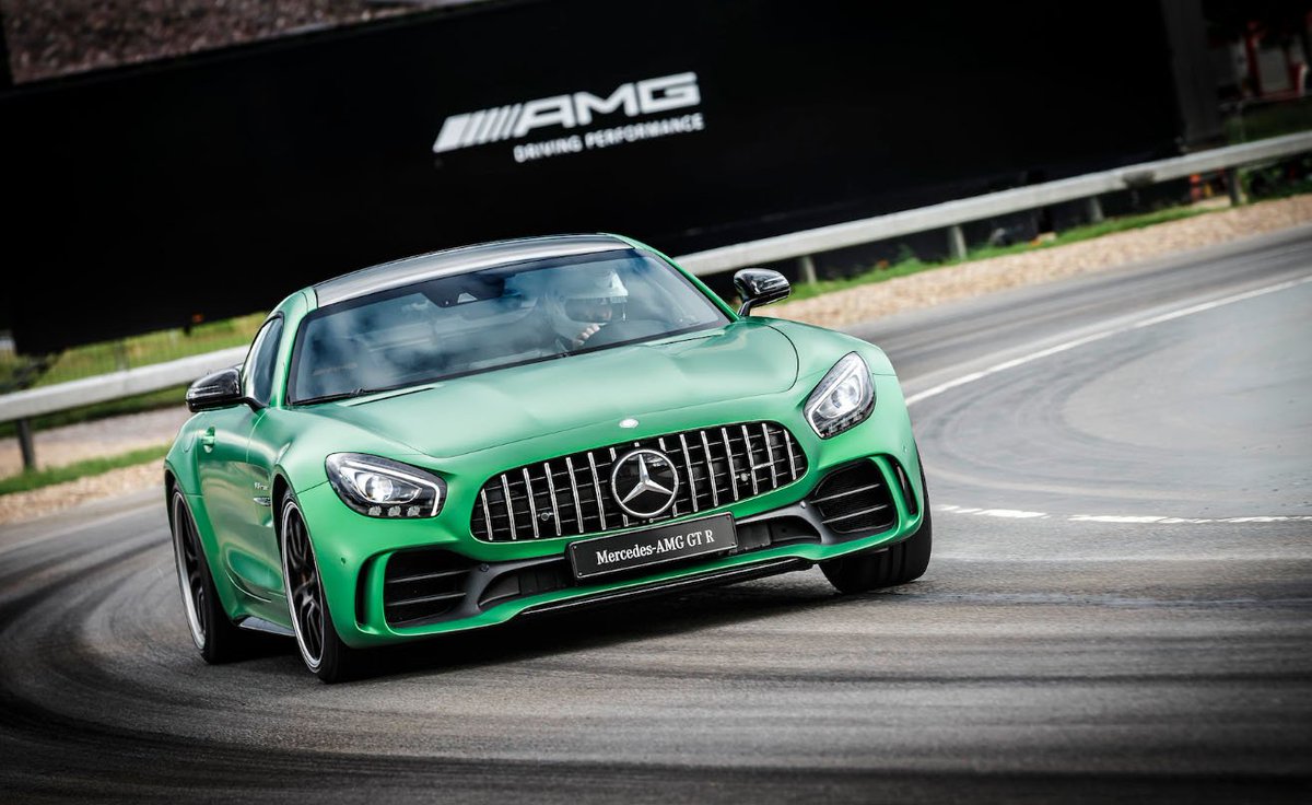 The 2018 Mercedes-AMG GT R storms the #Nürburgring motorauthority.com/news/1105859_2…