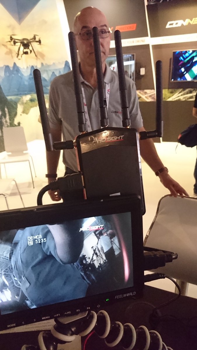 Alt_copter's tweet photo. This years #IBCshow featured #drones by @drone_volt, @CONNEX_Amimon, @AutelRobotics  and @shotovercamera https://t.co/K527VVuuuw