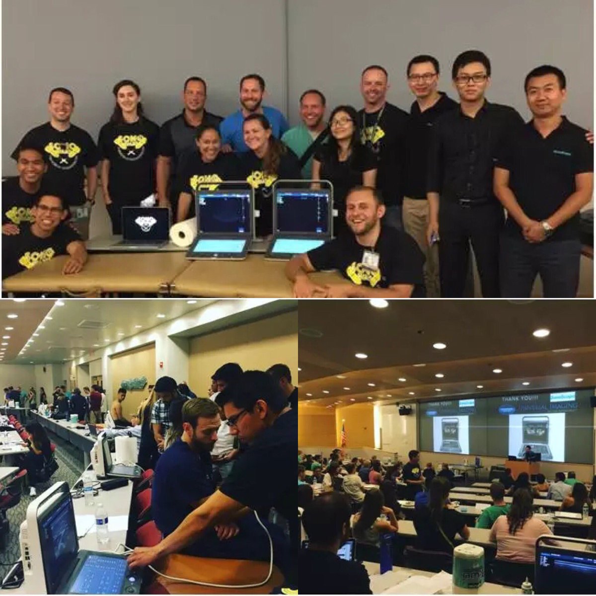 UC Davis held a presentation and competitive practice event ofultrasound imaging technology with SonoScape.
