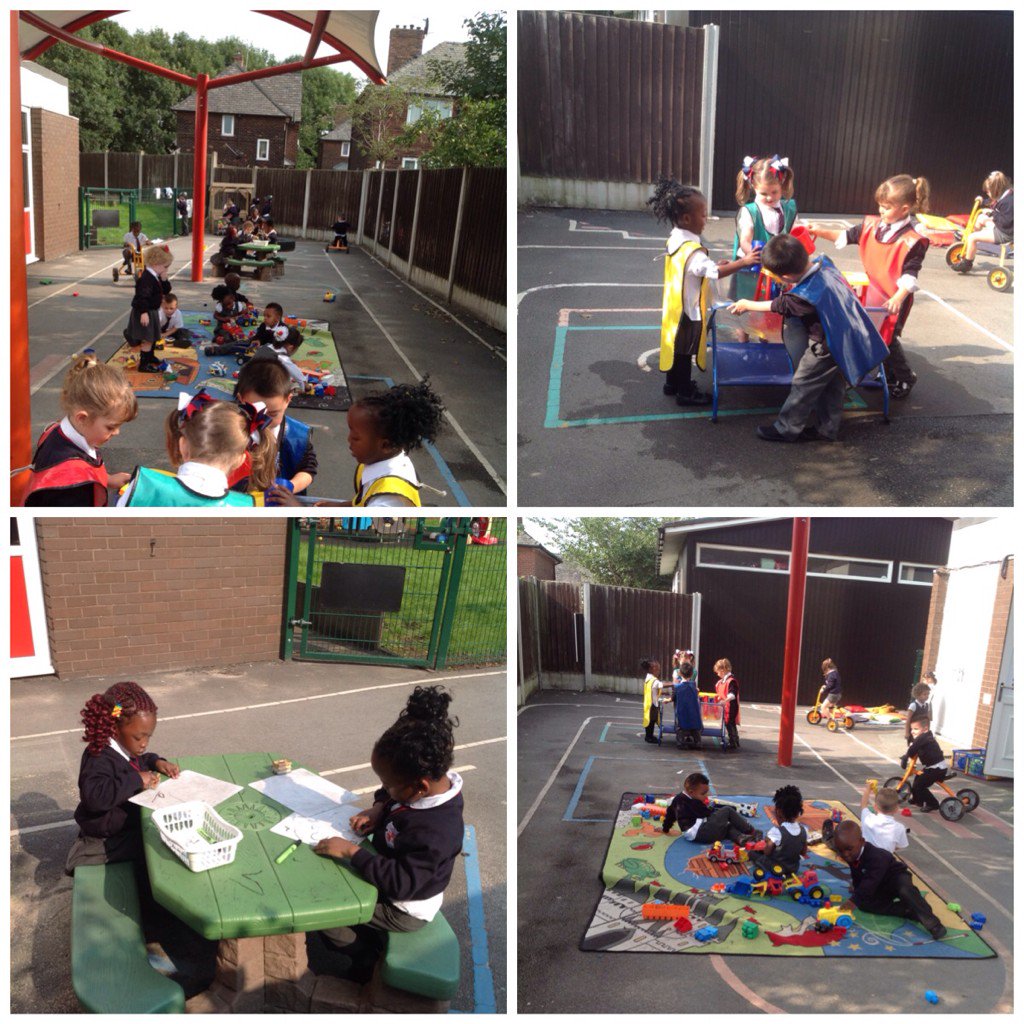 HOCS_EYFS's tweet photo. Welcome everyone! we are happy starting school in  F1 and enjoy outdoor activities in the sun. https://t.co/04etxlAiAP