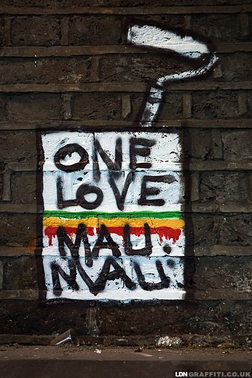 “It aint where you from, Its where you at…” <a href="/MauMauArt/">MauMau</a> in London