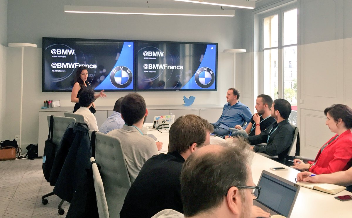 rboyer's tweet photo. Ce matin ns accueillons @BMWFrance chez @TwitterParis pour revenir sur l'opé #BMWTechDate et préparer #MondialAuto 🚙 https://t.co/g7NaEGLcpg