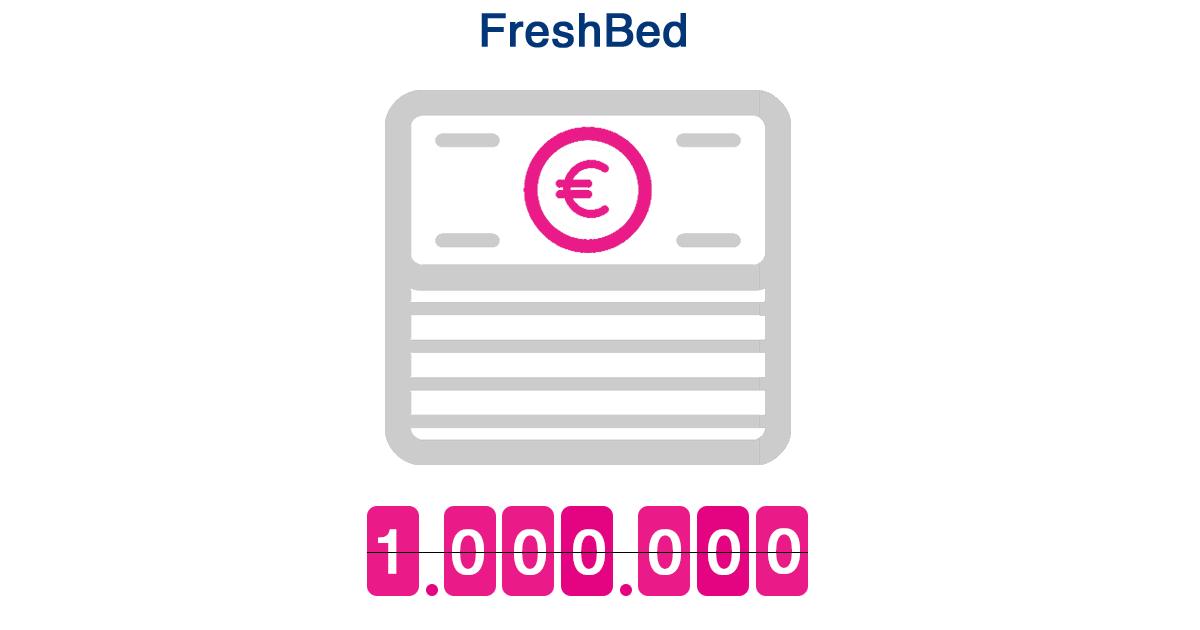 npex's tweet photo. Goed nieuws! @FreshBedNL heeft max. bedrag β¬ 1.000.000 behaald.
Open voor #verhandeling β https://t.co/JHmc2jk2bG https://t.co/BlcmLEGLk4