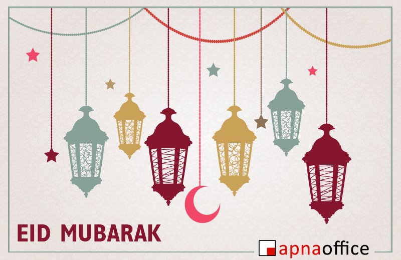 ApnaOffice's tweet photo. This Eid al-Adha wish you be showered with good fortune for all your sacrifices and efforts!
#ApnaOffice #EidMubarak https://t.co/imQJSkF39p