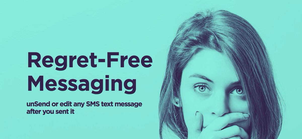 ProductHunt's tweet photo. Regret-Free Messaging. unSend or edit any SMS text message after you sent it 🙌 https://t.co/bmPEOV7oIb @_unSend https://t.co/DvRibZNFkg