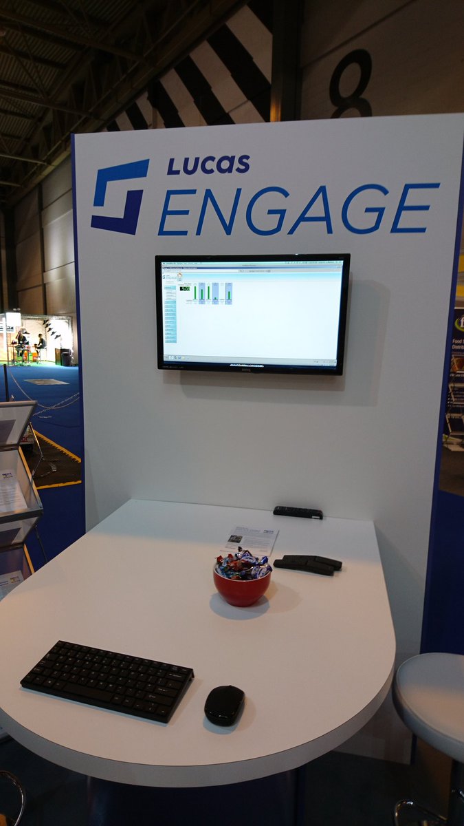 Lucas_EMEA's tweet photo. Lucas Systems ready for day 1 of #IMHX2016, come and visit us on stand #8C20 & at our 1pm Seminar with @DotcomDist https://t.co/Vq0inMlzyf