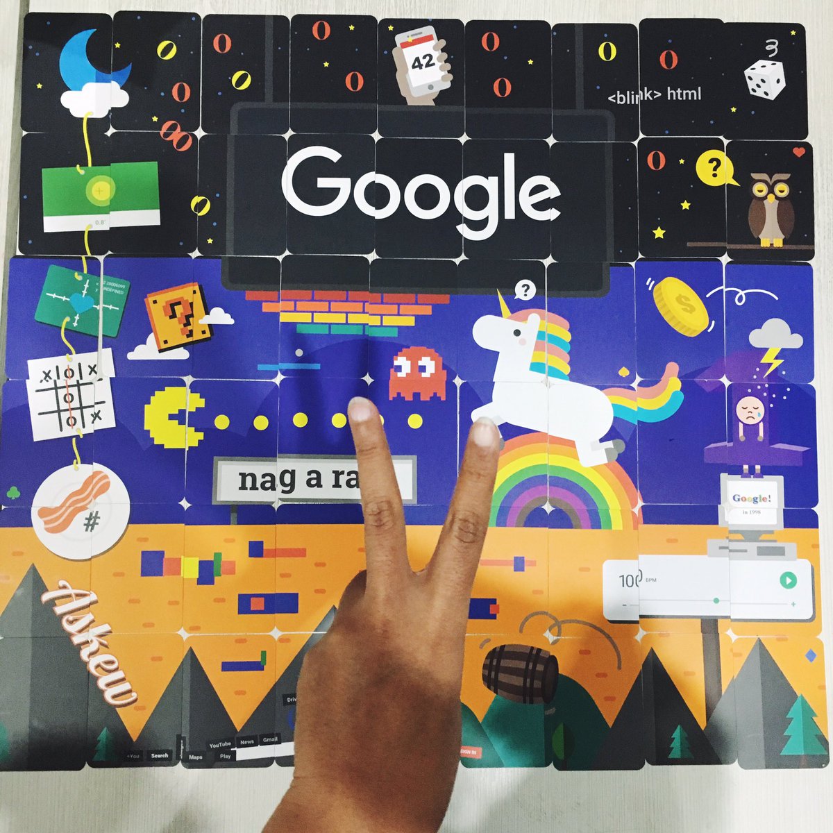 punyadee's tweet photo. My #GoogleSolitaire puzzle, yats! https://t.co/sC9h2KtHr1