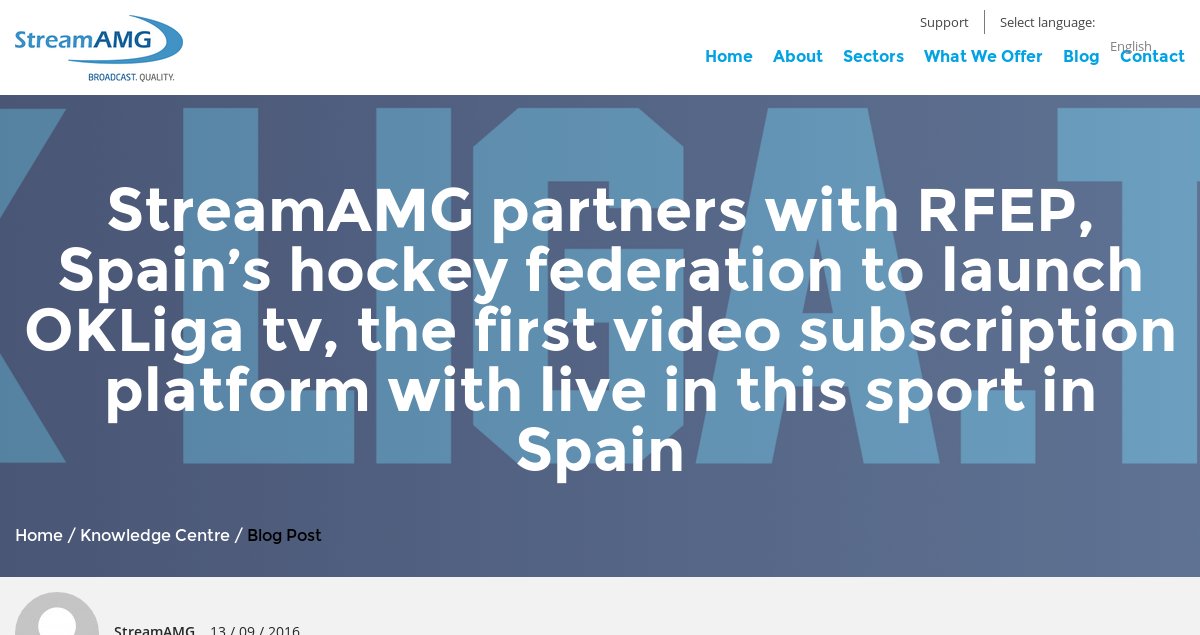 StreamAMG's tweet image. StreamAMG and RFEP partner in a long-term deal to launch a #video subscription platform: goo.gl/BHmNEp