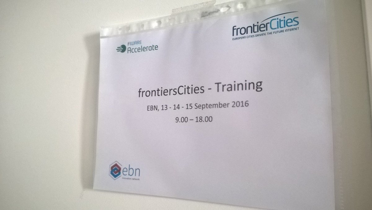 EUBIC's tweet photo. Today we train @frontierCities grantees on #pitching their #innovative solutions! https://t.co/rDse5nUFka #FIWARE https://t.co/x0YIPydAEh