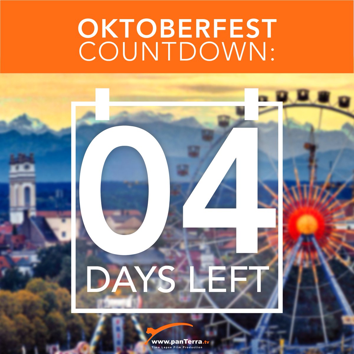 panTerra Oktoberfest #Countdown 😍🎡🎢
Only 4 days left! 😀💪
#Wiesn #Oktoberfest2016 #panTerra