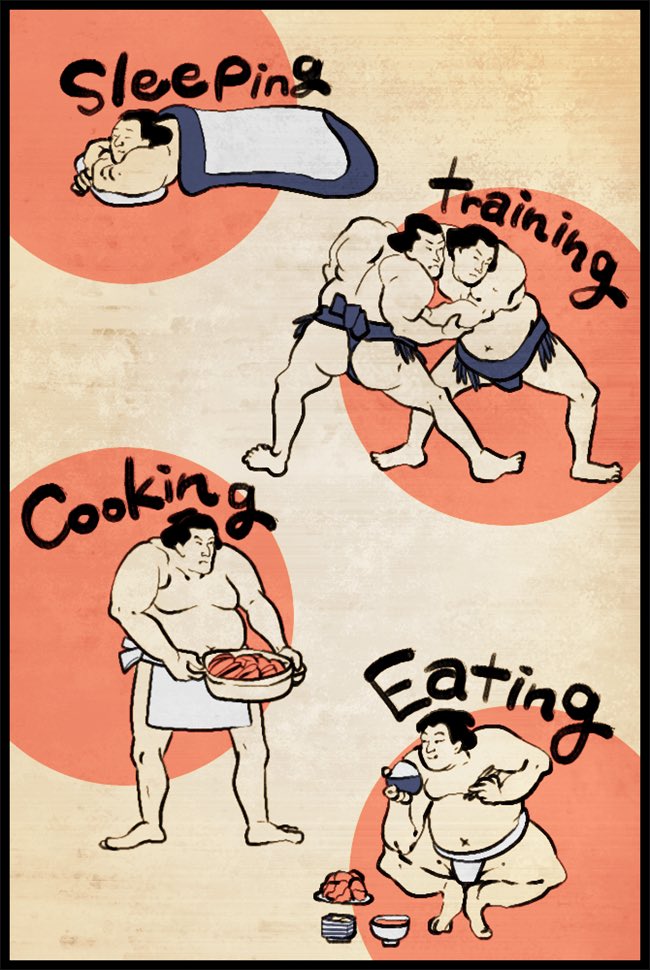 GNaviJapan's tweet photo. Find out about a day in the life of sumo! https://t.co/TVZjruw4Jl https://t.co/4XR6pcVK9B
