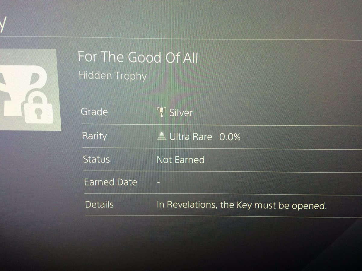 LiquidSeidon's tweet photo. @MrRoflWaffles You can now see the description of secret trophies on ps4 with the recent update. https://t.co/lfUouAaNMo