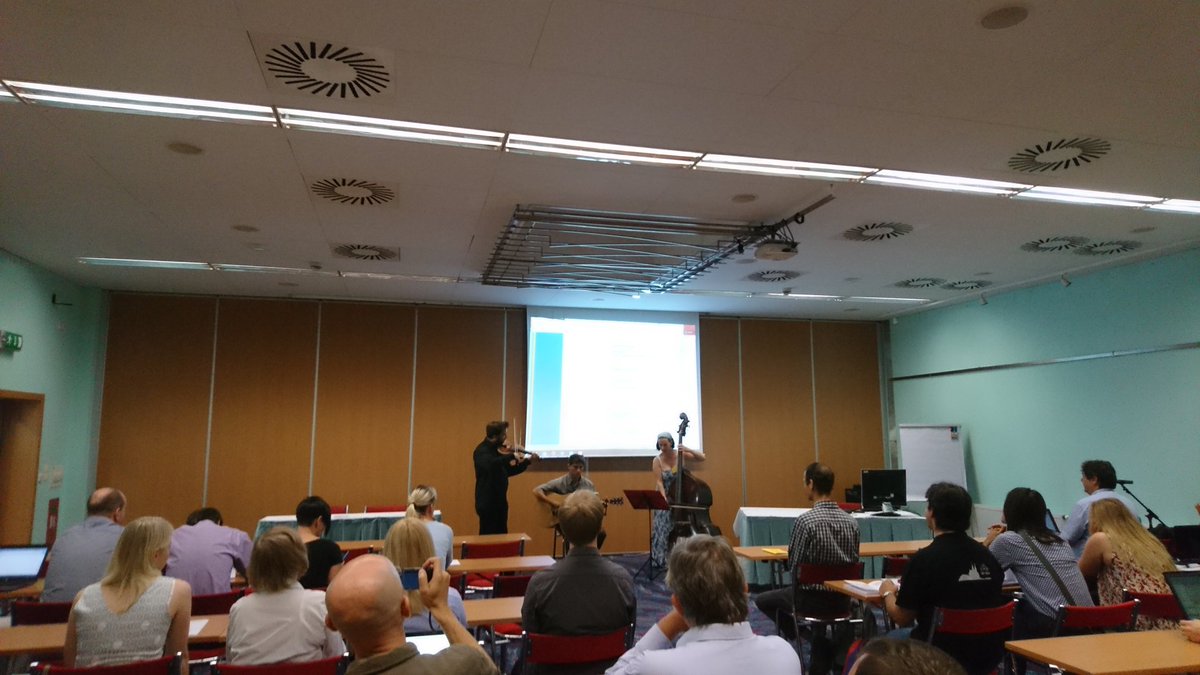 EsauVT's tweet photo. Opening session on the first day of conferences at the #TSD2016 🎶 https://t.co/AnQhNyPCEs