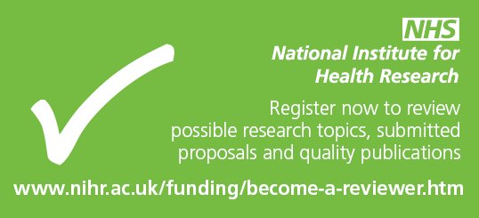 We are always looking for people to #peerreview #NIHRresearch. Can you help? ow.ly/x0ZU303nMQ0 #PHEConf16