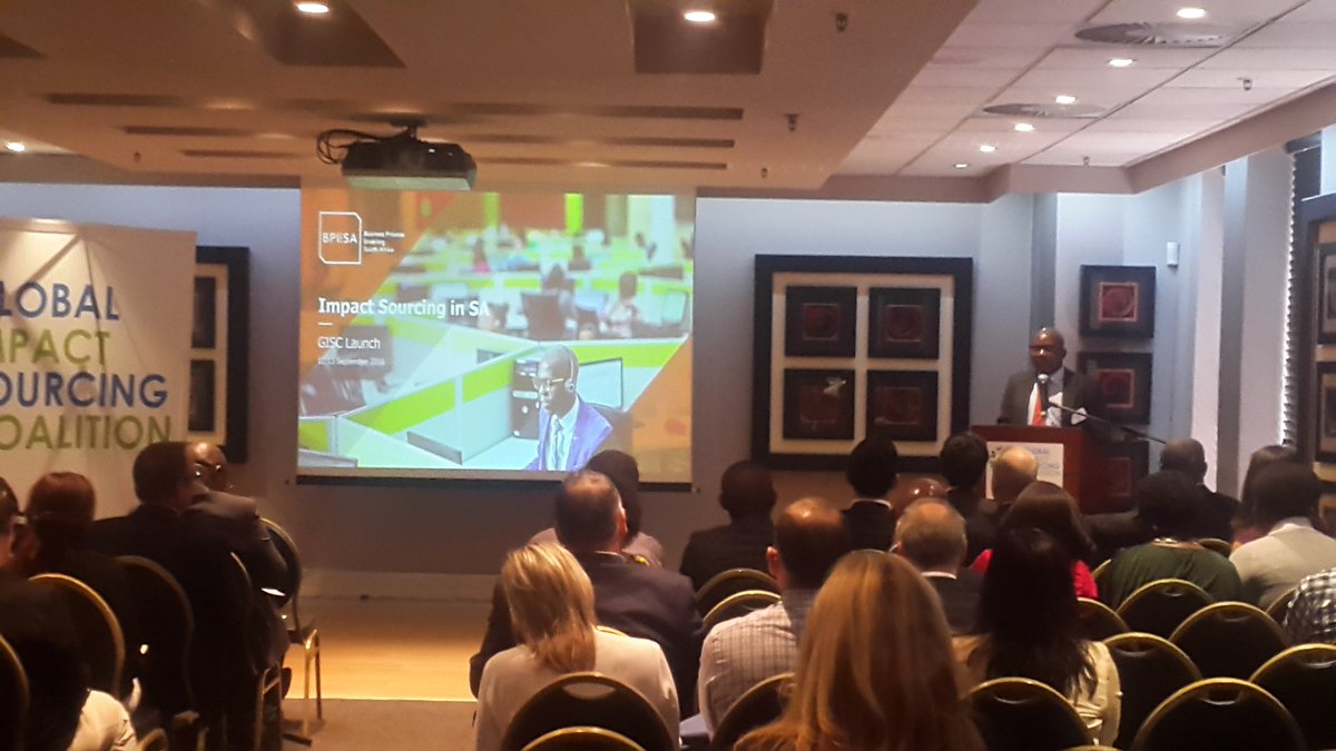 believeconsult's tweet photo. @tgmolapisane sharing the business case behind #impactsourcing and sharing #sabpo investment opportunity at #GISC https://t.co/jotlrHeW6N
