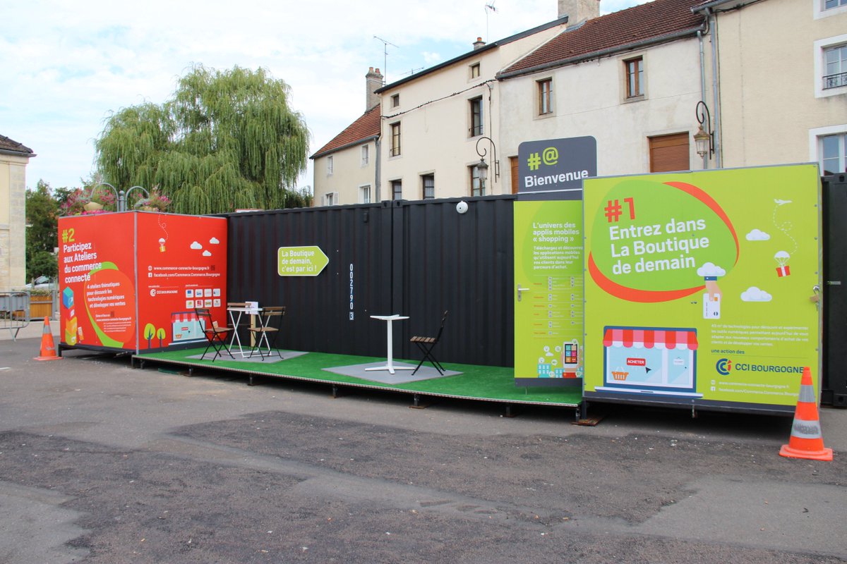 La Boutique de demain c'est parti pour la #CotedOr à Is-sur-Tille ! #phygital #retail