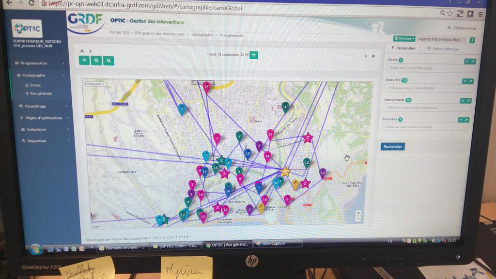 L Agence Interventions Nice est intégralement sous #OPTIC ! un grand pas pour le projet #GRDF @WLGaz #EOAI