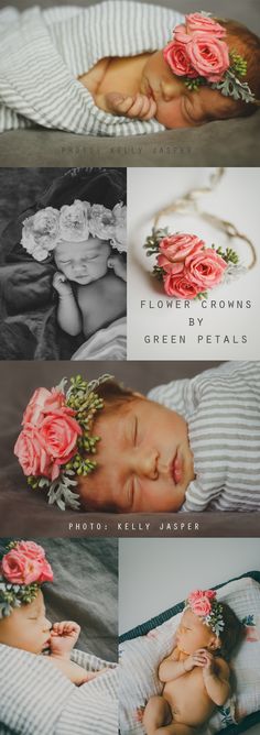 Babies Should Wear Floral Crowns..newborn baby girl ... - gardensensations.xyz/babies-should-… #garden #gardens #gardening