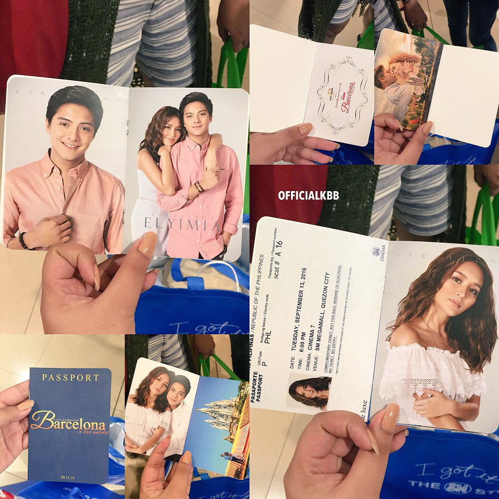 OfficialKBB's tweet photo. Our Passport To A Love Untold! 😍❤️ #BarcelonaGlobalPremiere https://t.co/e2zy3FzmaH
