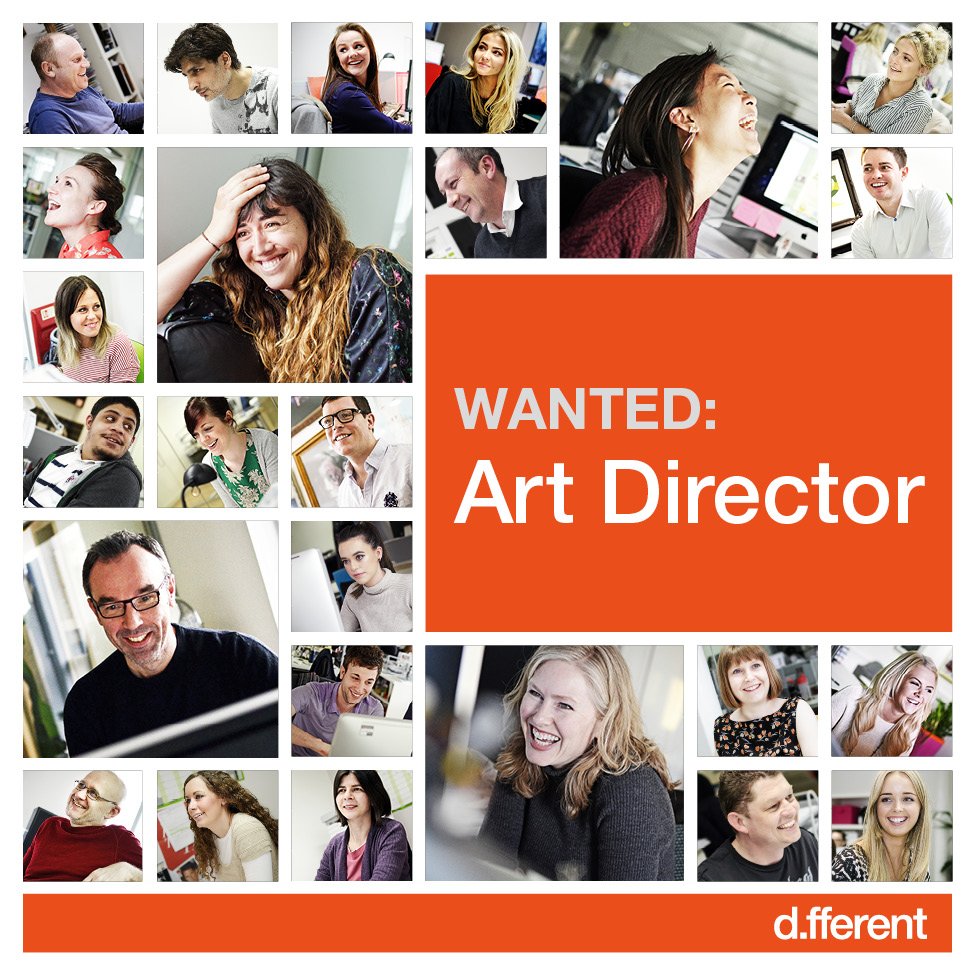 #ArtDirector wanted in #Newcastle. Spread the word. everythingdifferent.co.uk/join-us/