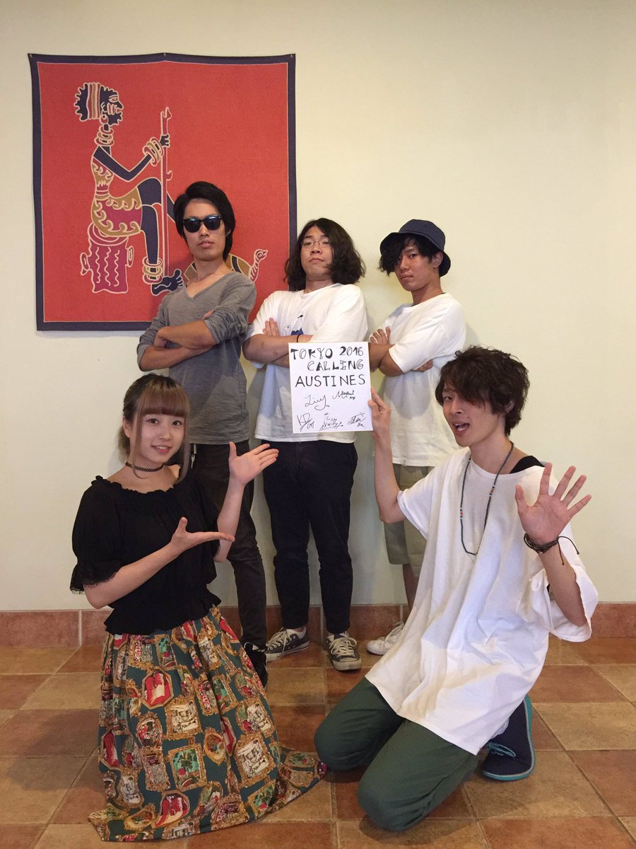 tokyo__calling's tweet image. 【フォロー＆RTで応募】
第21弾発表アーティスト「AUSTINES」のサインをプレゼント！

フォローしてRTしてくれた方に抽選で差し上げます！

#tokyocalling
#AUSTINES