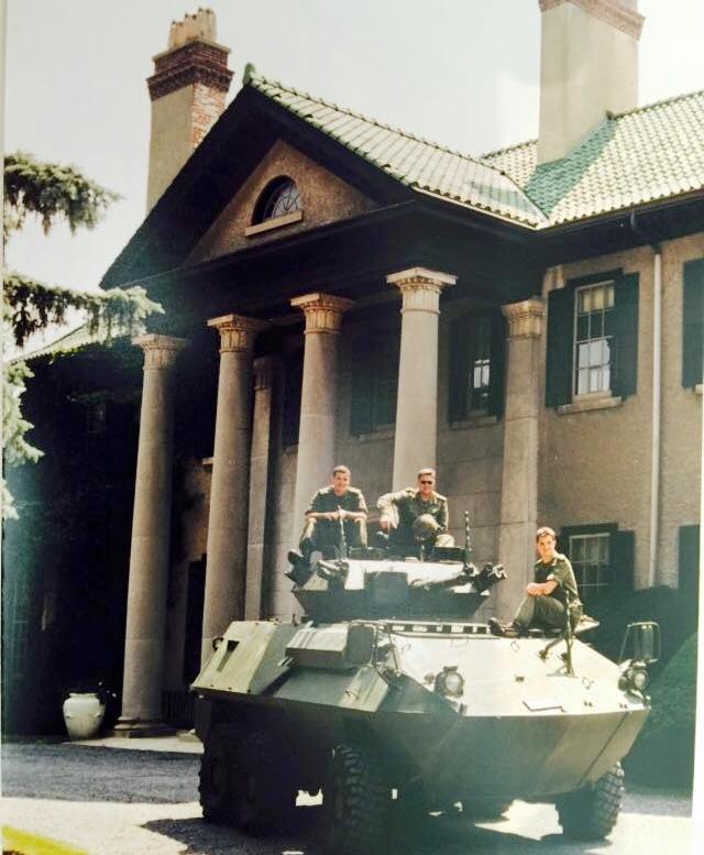 ONTR150's tweet photo. Regimental Trivia: "B" Squadron became our Regiment's Cougar (or sabre) Squadron in Sep 1981. #ONTR150 https://t.co/7ldgZfgjBm