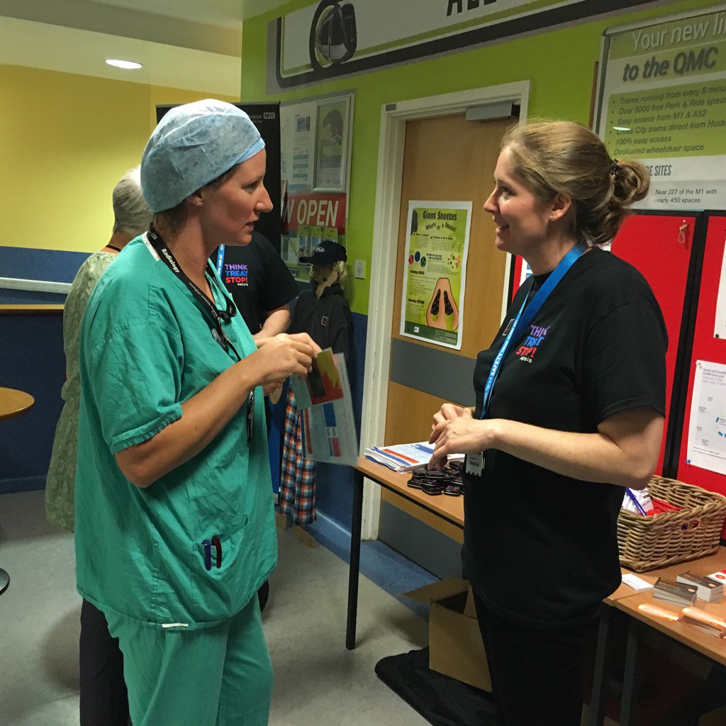 Chatting with radiographer....sepsis is a multi-clinician responsibility- we all have a role to play <a href="/NUHstaff/">NUH Staff Mental Health Council</a>