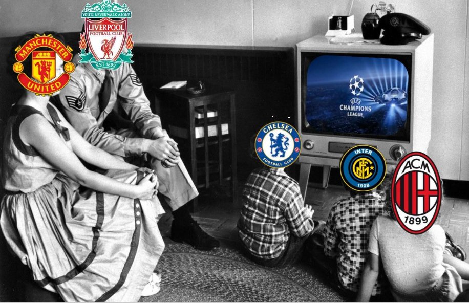 ComFreebets's tweet photo. Everyone gathering around the TV for the @ChampionsLeague tonight 😂 https://t.co/QCZeXuQWId