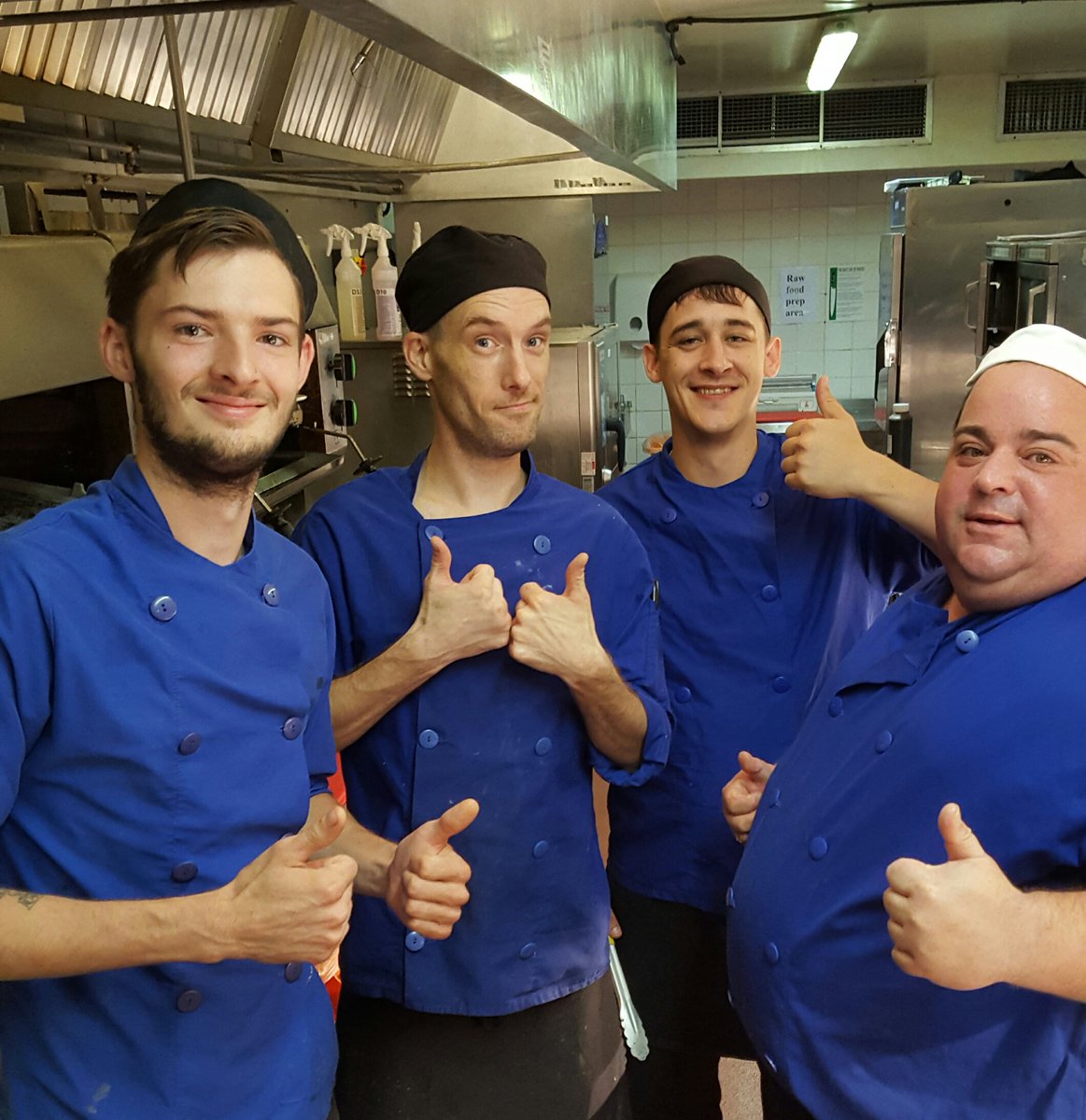 all ready for new menu launch at THE Promenade 👍👍