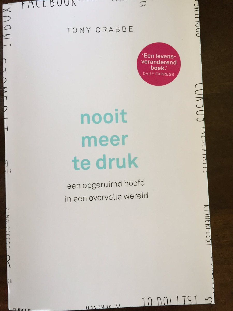 Dit lijkt me zo fijn! Misschien moet ik dit boek eens lezen.