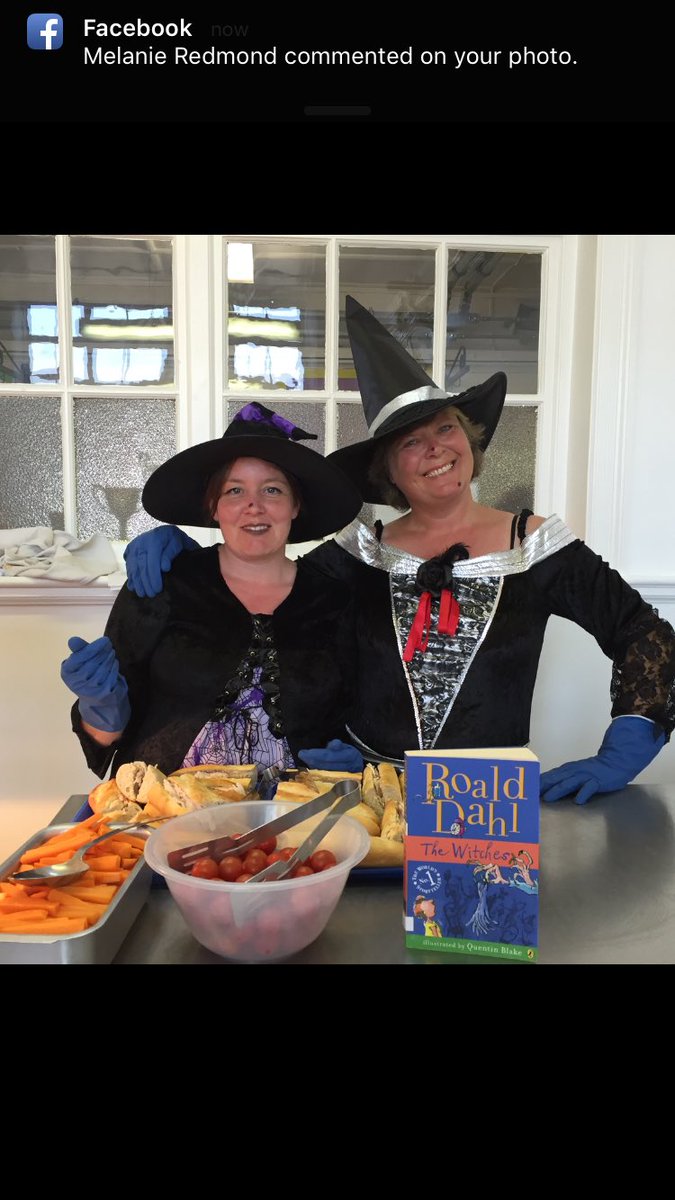 SWbearpark's tweet image. Ronald Dahl day @BrowneyAcademy louise and heather serving up a brew @TaylorShawUK #TheWitches