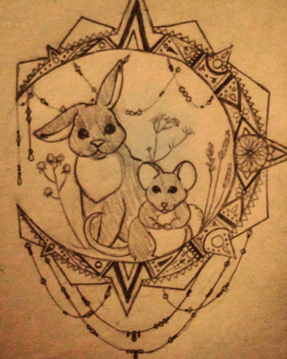 Drew out my future thigh pieces, I'm just not sure if I want them in color or black n white