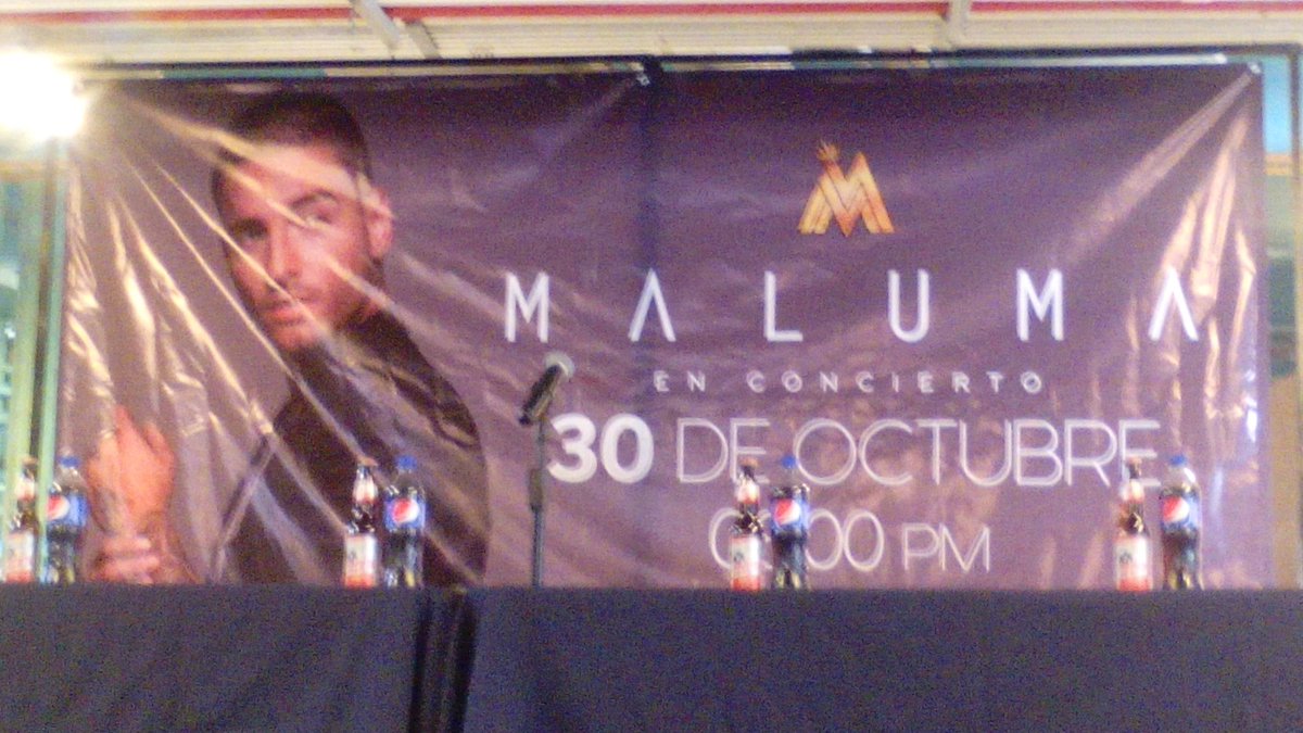 ElReflectorPue's tweet photo. A punto de comenzar la Rueda de Prensa de @maluma Este 30 de octubre en #Acropolis
#ElReflectorPuebla https://t.co/bdJUcNOFQT