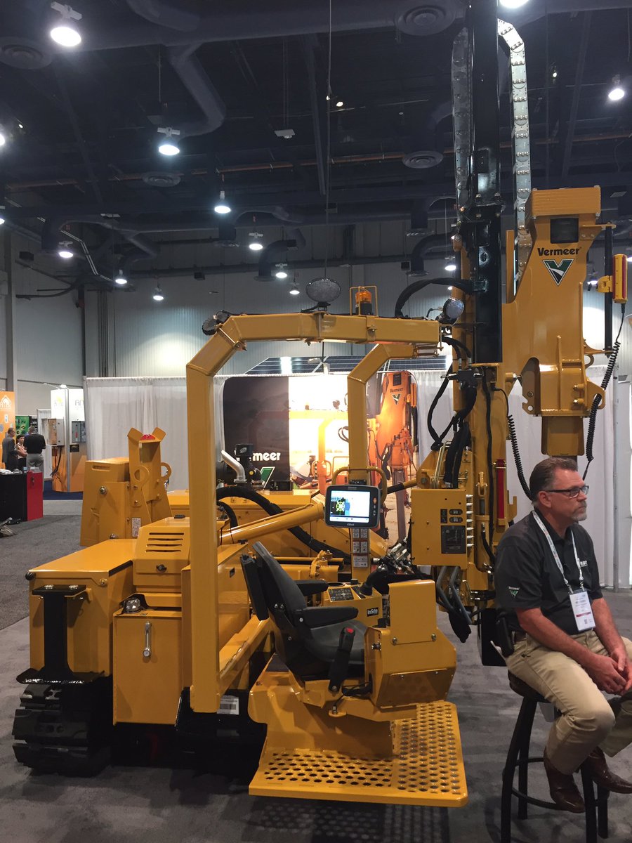 RDOICTomP's tweet photo. Solar Power International. Come see Pile driver GPS at the Vermeer booth 3027. #SPICon. https://t.co/T1Amhxp8hM