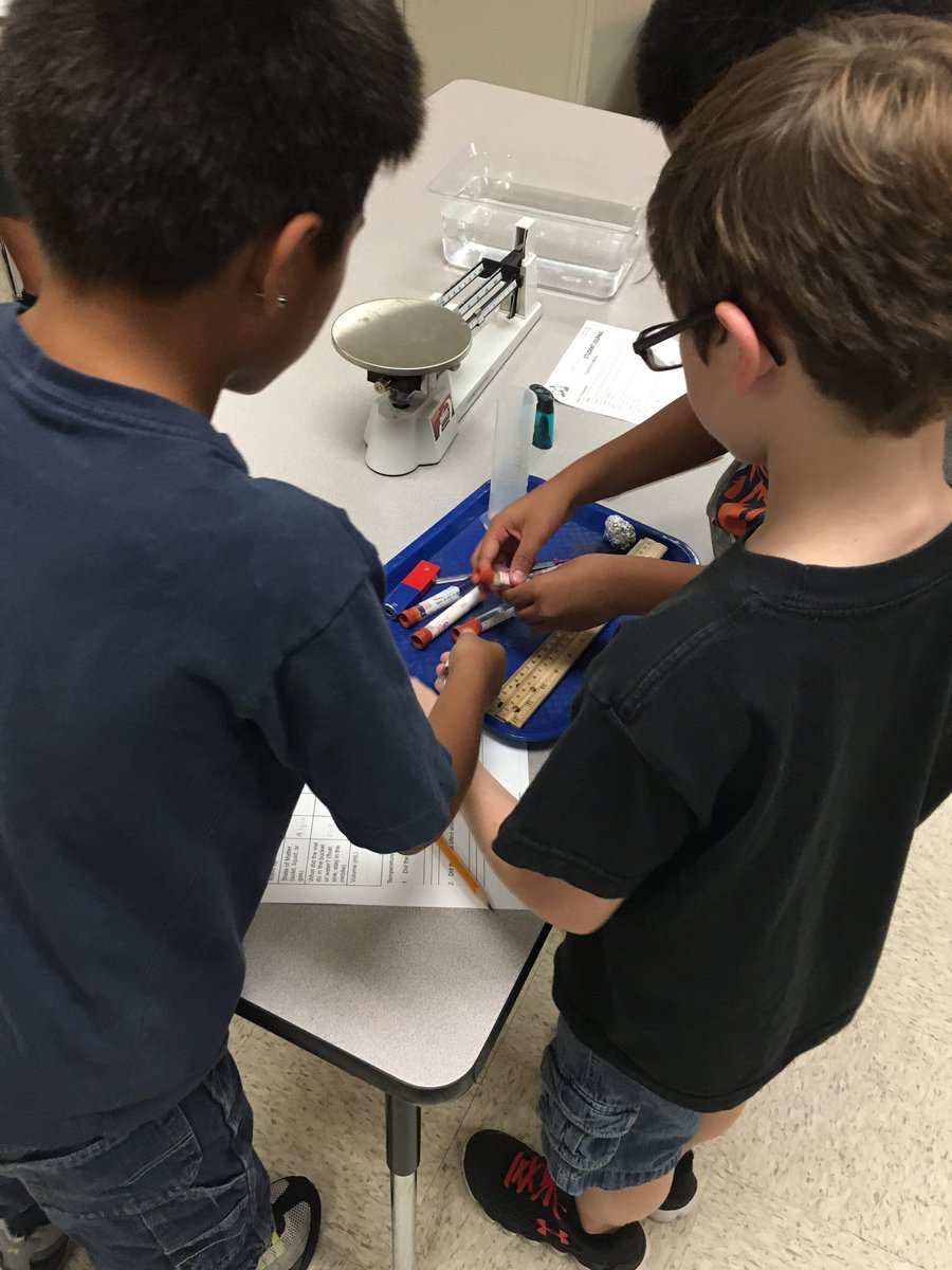 MsWetzel2016's tweet photo. Exploring matter in the science lab today! https://t.co/K0im9xhuqQ