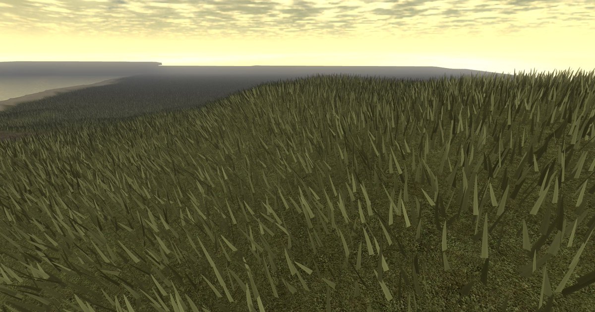Ben On Twitter Applied A Texture To The Grass To Match - roblox terrain textures