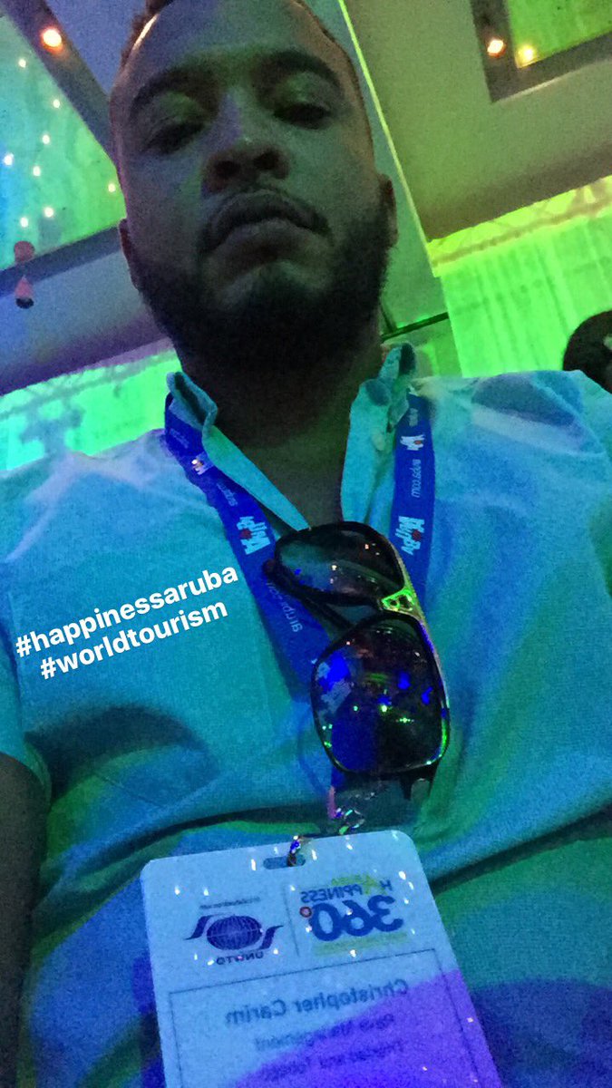 ChrisCarim's tweet photo. #happinessaruba #worldtourismconference https://t.co/5SXndim5hg