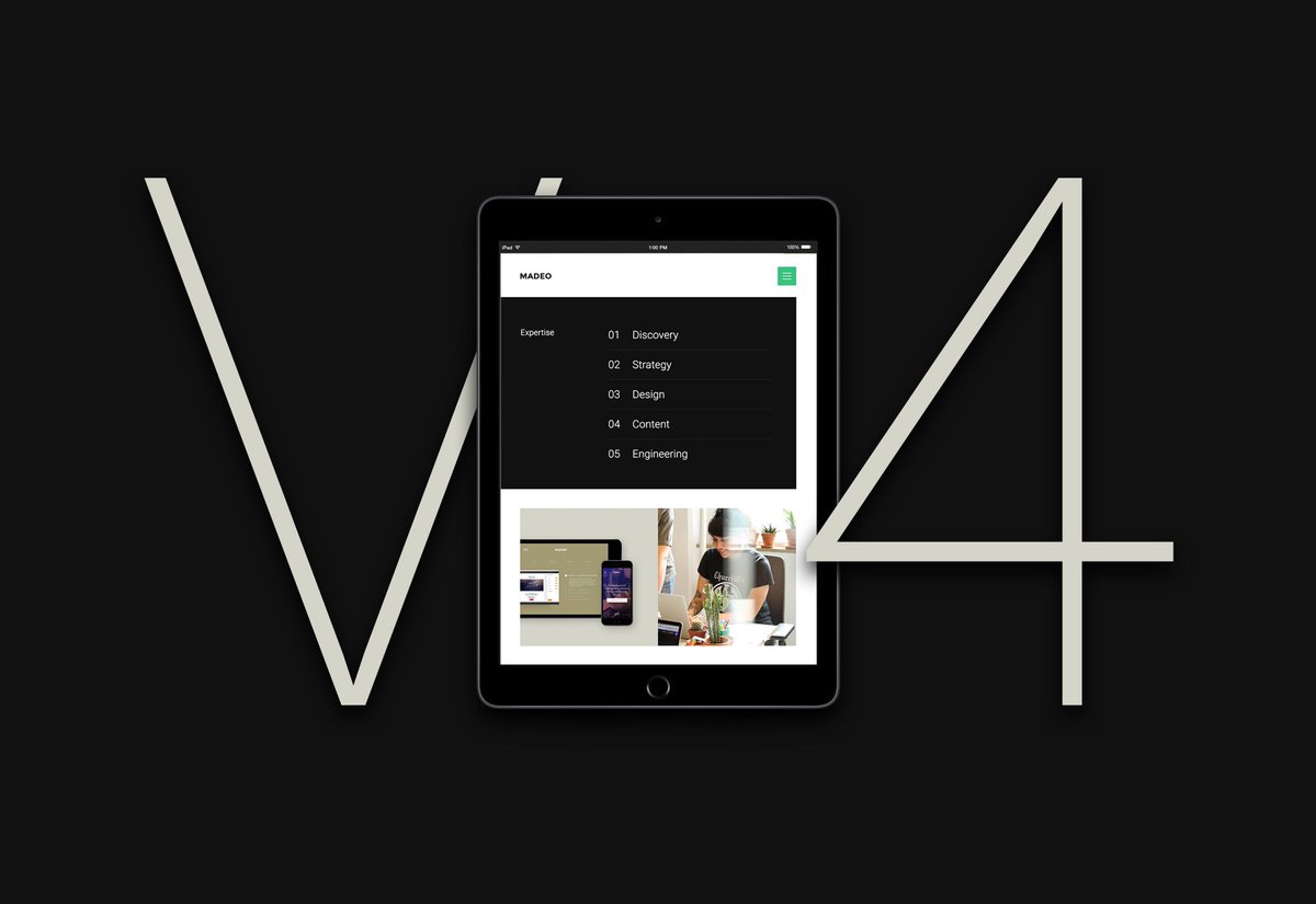 We just launched a brand new <a href="/MadeoStudio/">MADEO</a> website → madeostudio.com  😊 🎉