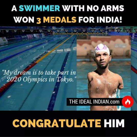 Vishwas K.S fell on live electric wires and lost both his arms when he was just 10. His father died on the spot.