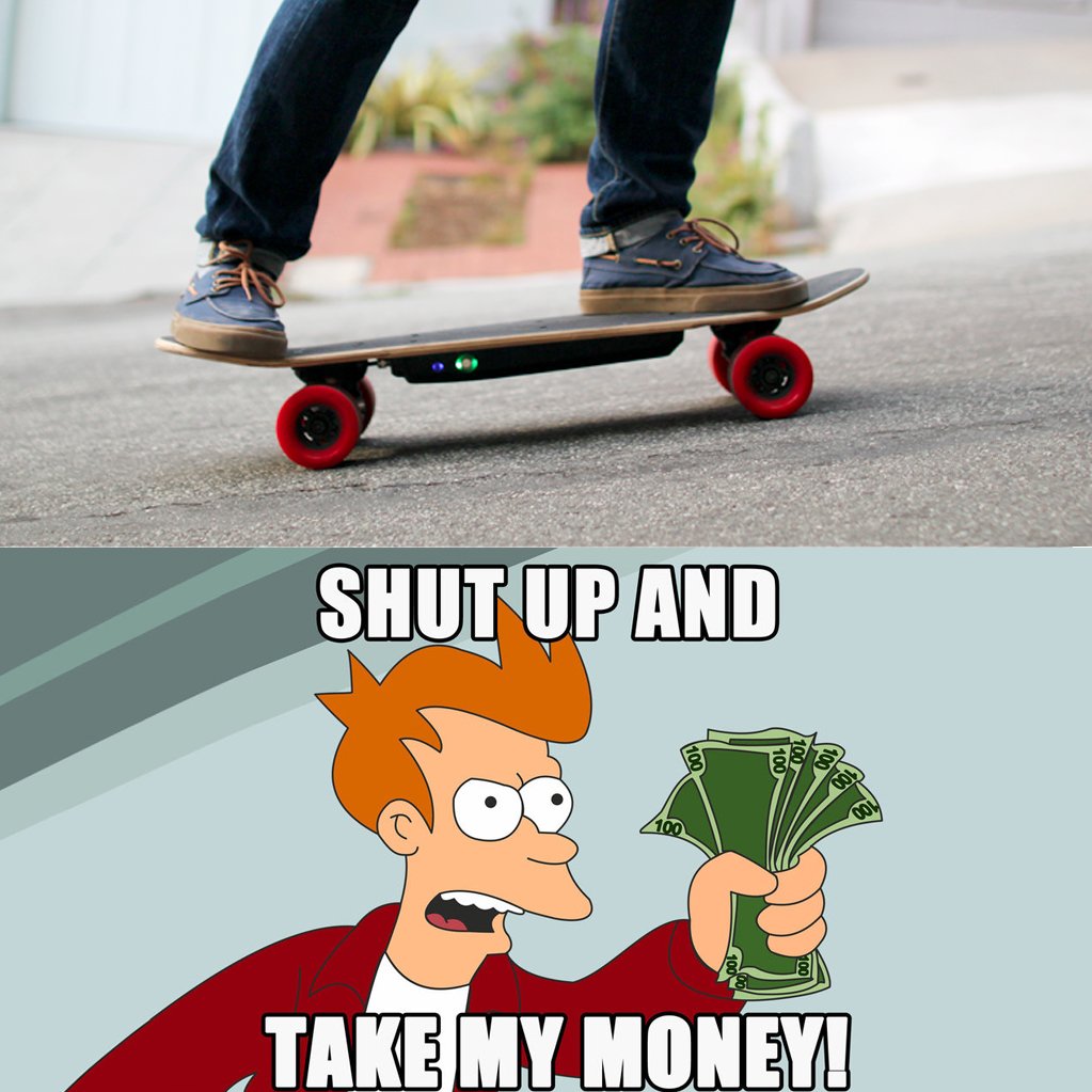 davideuhribeiro's tweet photo. #ElwingBoards vient de lancer son #SkateElectrique sur Indiegogo! https://t.co/KeeGNv56H7! 🚀 #ElectricSkateboard https://t.co/M4Gng6uJI3