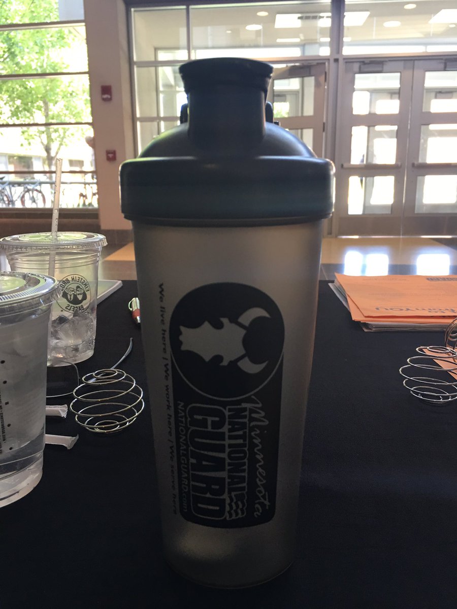 KATORECRUITING's tweet photo. Who would like a fancy new MNARNG shaker bottle??? Stop by Meyers Field House and say hi! https://t.co/PddOWA7uoE