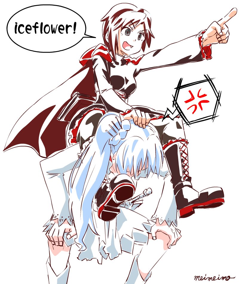 meimeimo_rwby's tweet photo. コンビネーションがコレだったらワイスはキレていい。#RWBY #whiterose https://t.co/wEomqsSBZQ