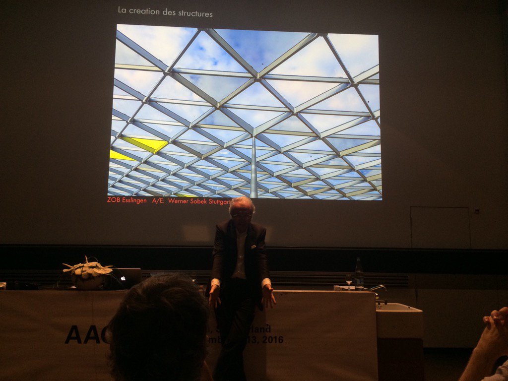 SeveriV's tweet photo. Werner Sobok pitää päätösluennon @AAG2016_Zurich #aag2016 https://t.co/ZoxjvgdT5A