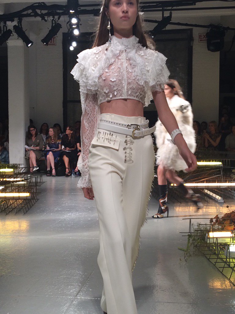 VVFriedman's tweet photo. Free spirits and Janis Joplin at Rodarte #NYFW https://t.co/85O8GZZOSm