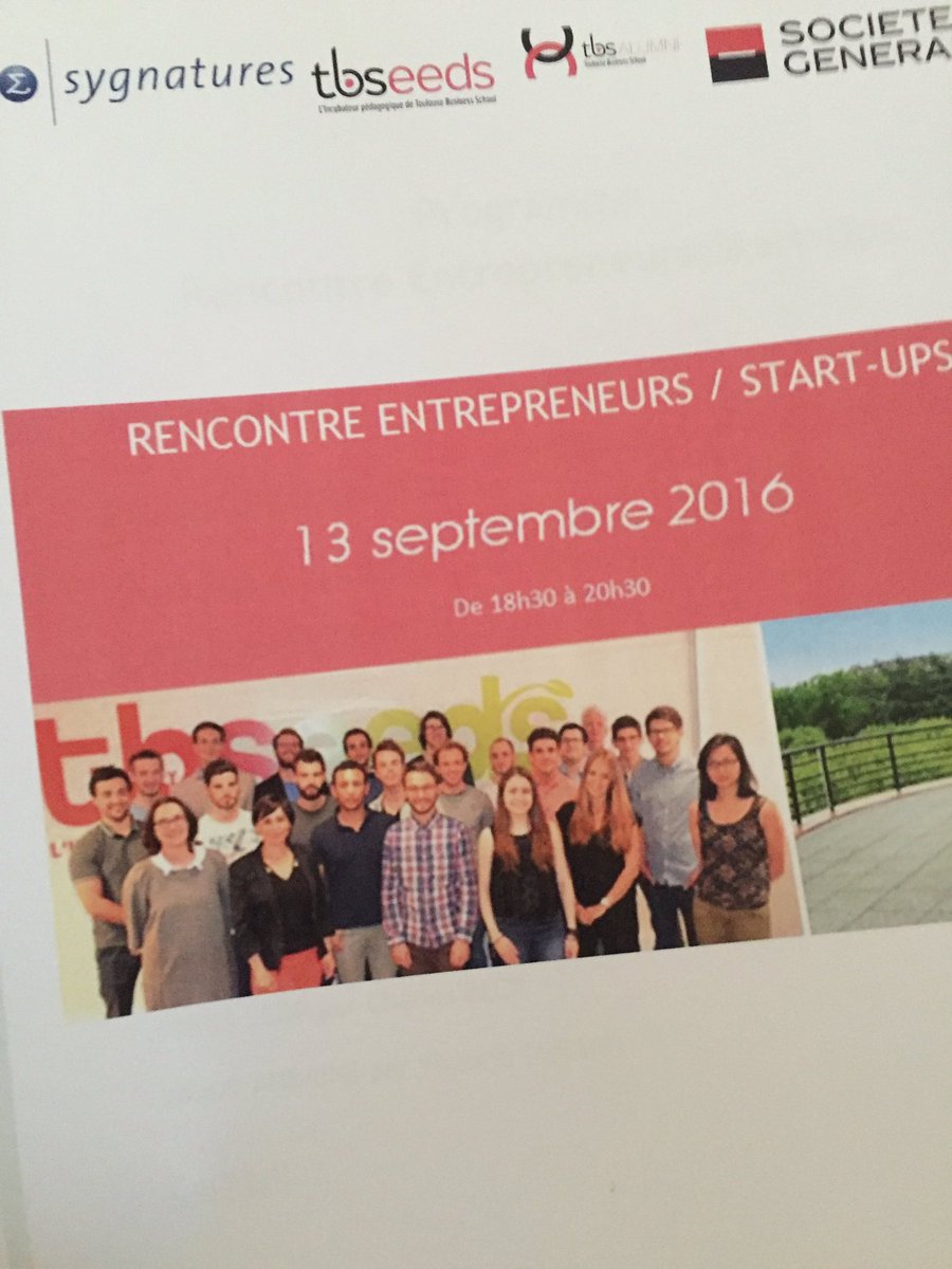 Rencontre Entrepreneurs/Start ups @ToulouseBS avec <a href="/Sygnatures/">Sygnatures</a>