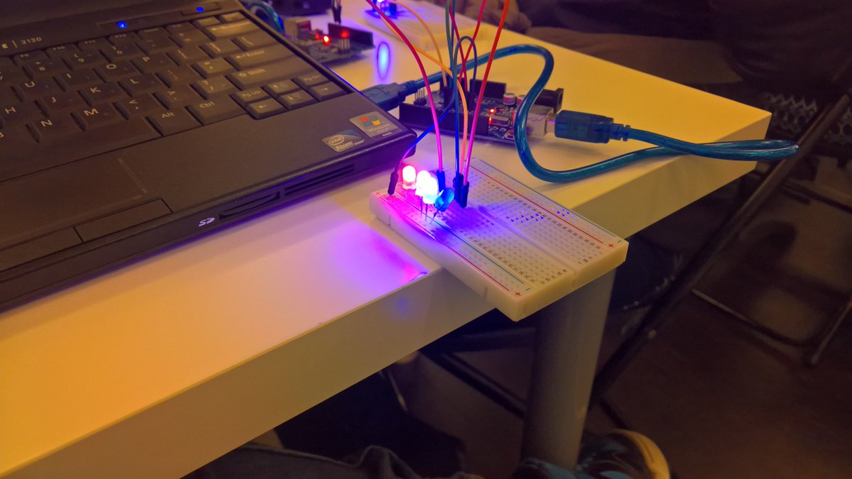 Squeakasaur's tweet image. Had some @arduino fun at @act-wconf over weekend (: #arduino #ChickTechSea